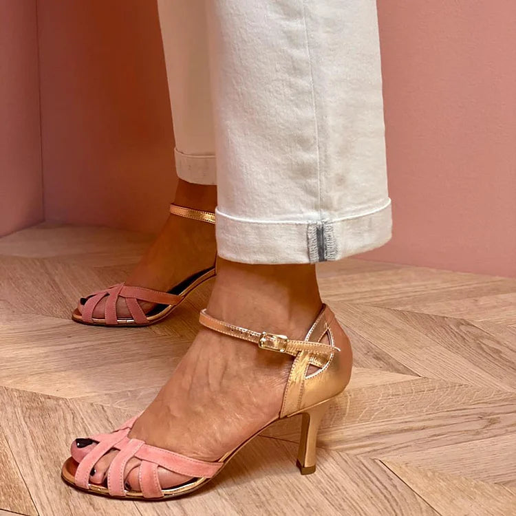 OLIVIA OPULENCE | Elegantní sandály na podpatku