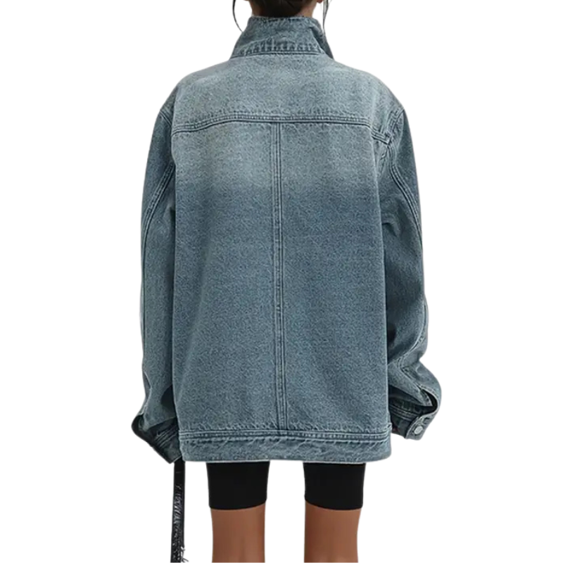 SARAH™ – Trendy asymetrická bunda s knoflíky ve street stylu