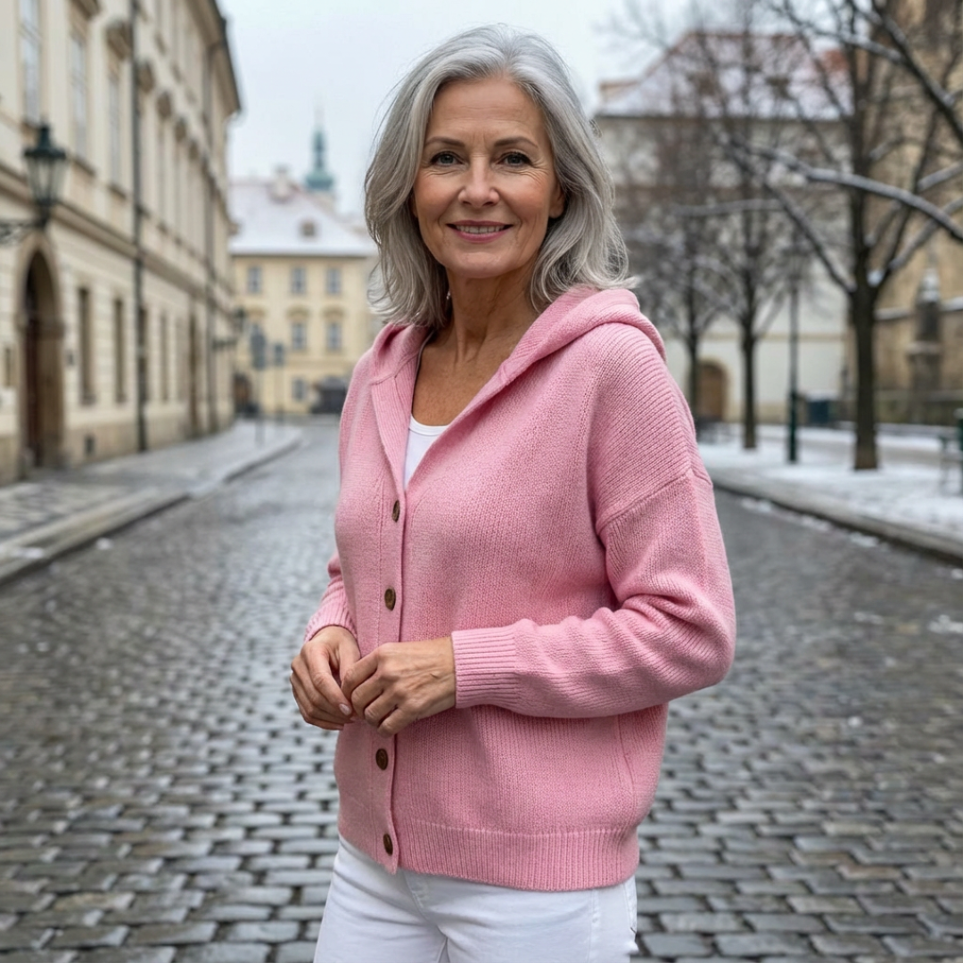 Ema | Pohodlná vesta s dlouhými rukávy