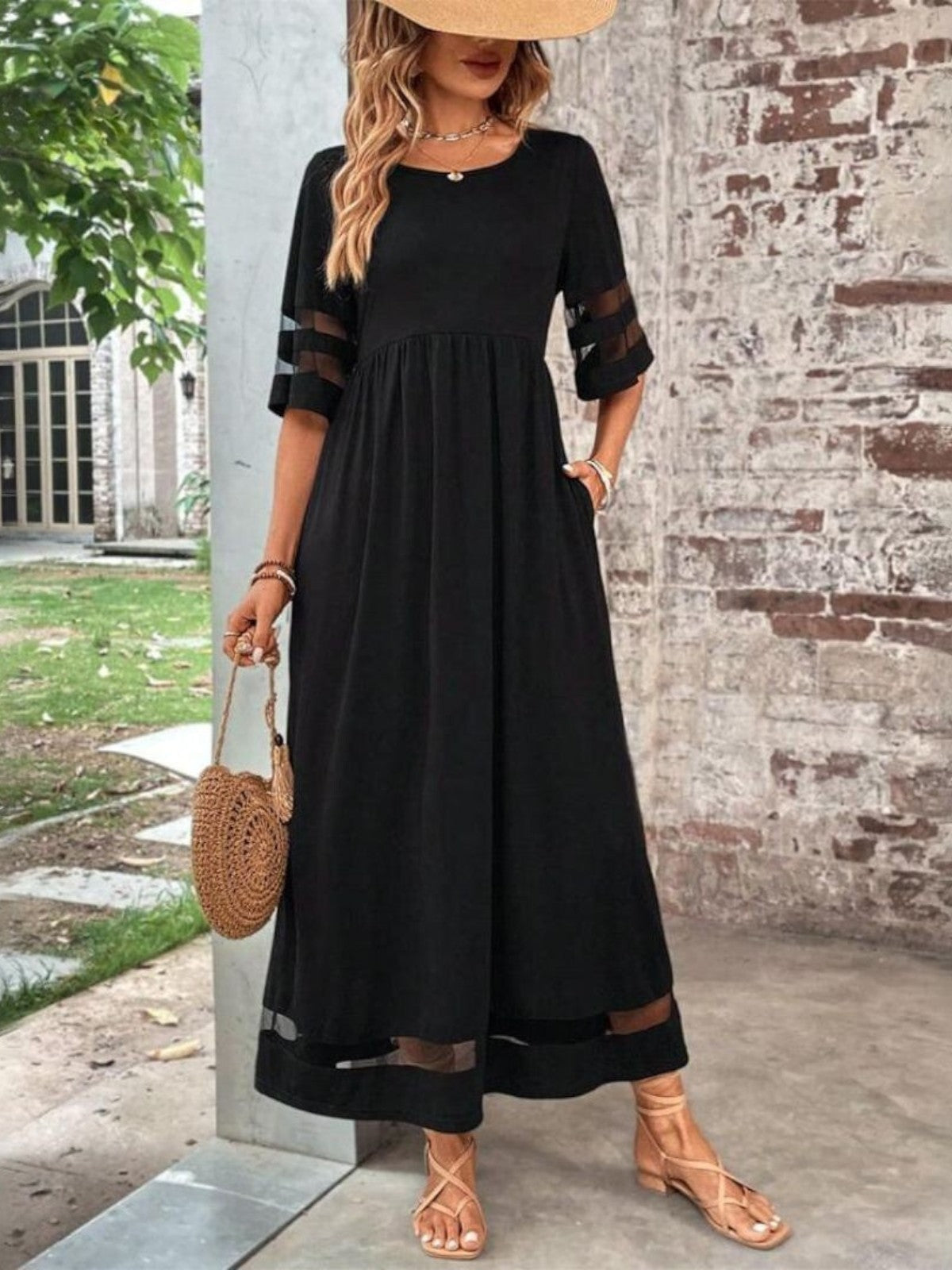Esme - Chic Šaty s Flattering Krytím pro Břicho