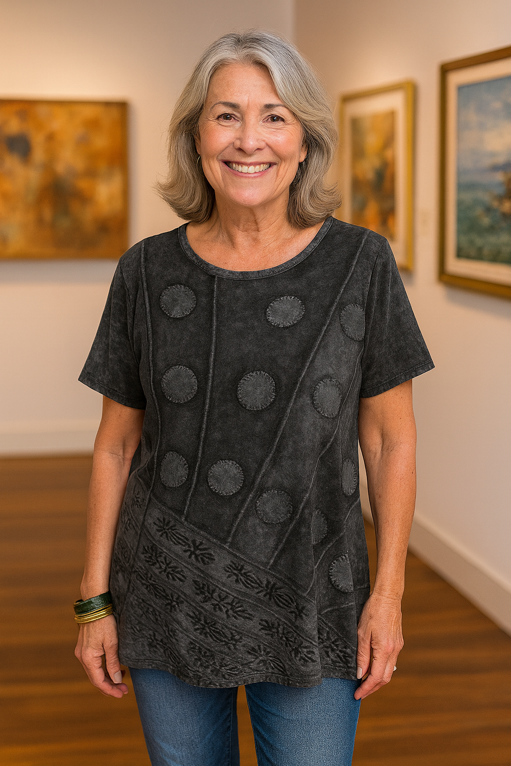 Calla | Umělecký top – Plynule padne, krásně lichotí