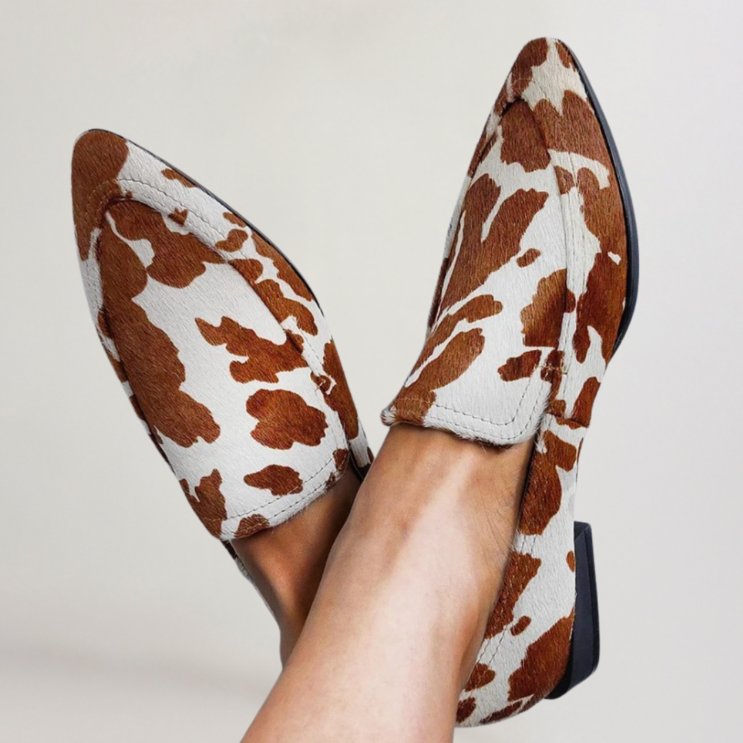 Leona | elegantní loafersy s nízkým podpatkem