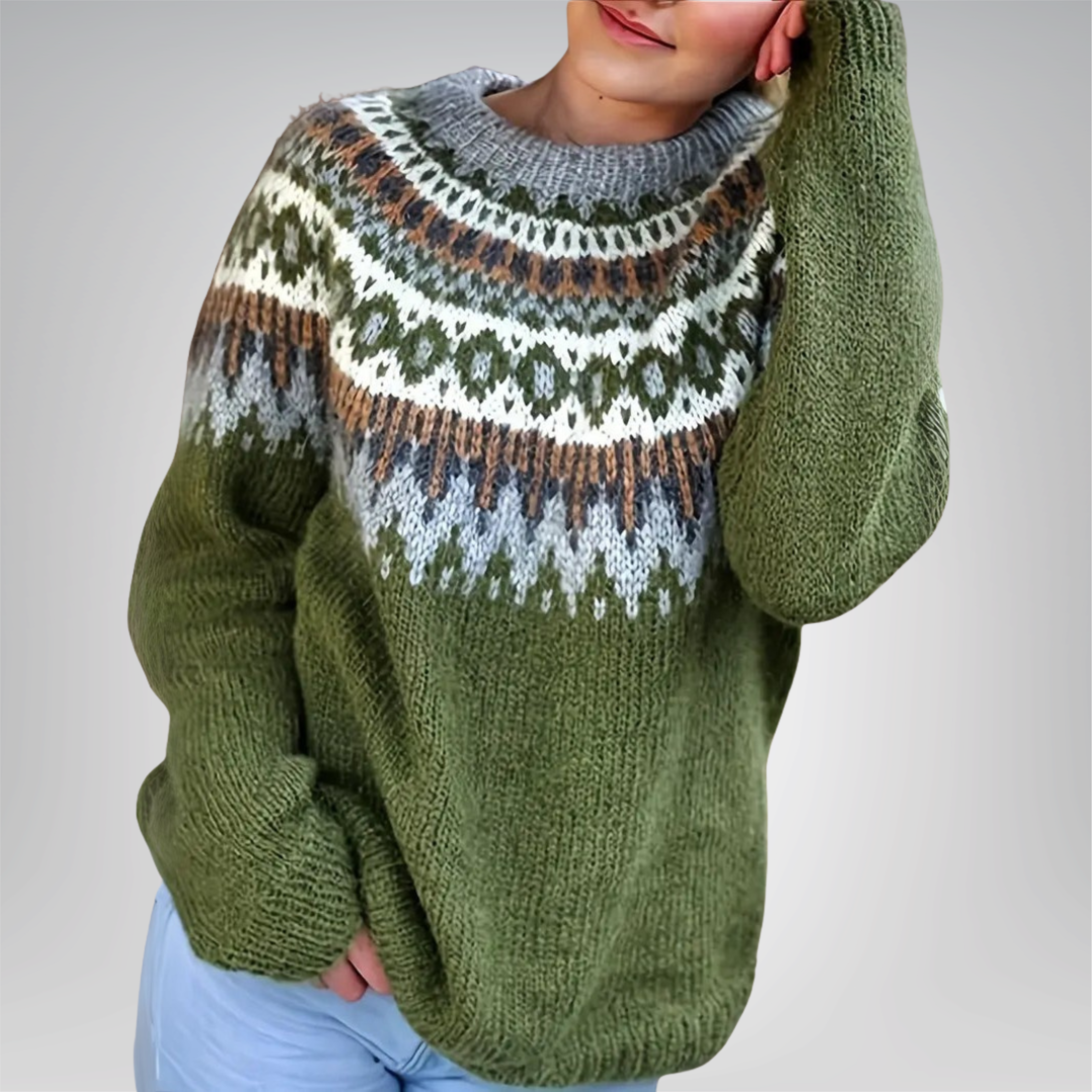 Vladimíra - Pohodlný elegantní svetr