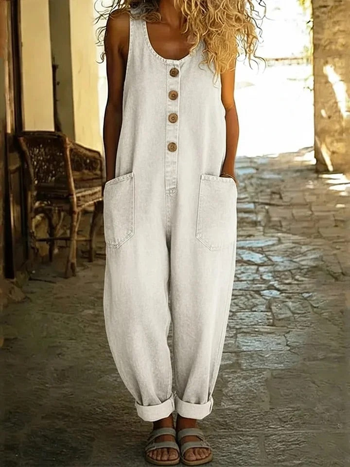 Lenna – Vintage Bavlněný Džínový Overal