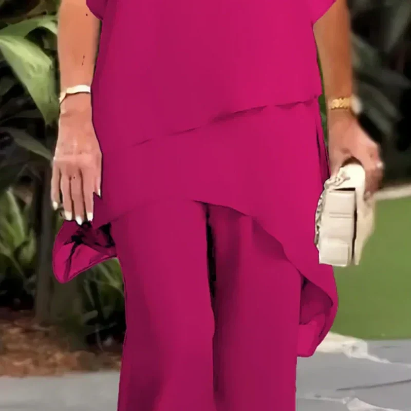 Noretta - Sada kalhot s širokými nohavicemi