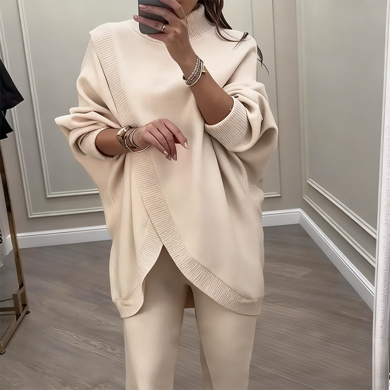 Asymetrický Svetr + Široké Kalhoty