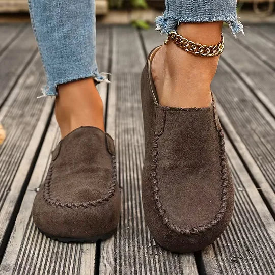 Darcie – Vintage ortopedické kožené muly