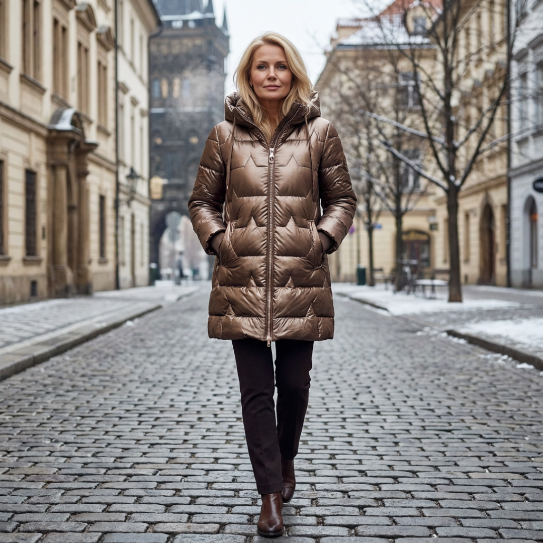 Věroslava | Elegantní kabát s každodenní všestranností a spolehlivým teplem