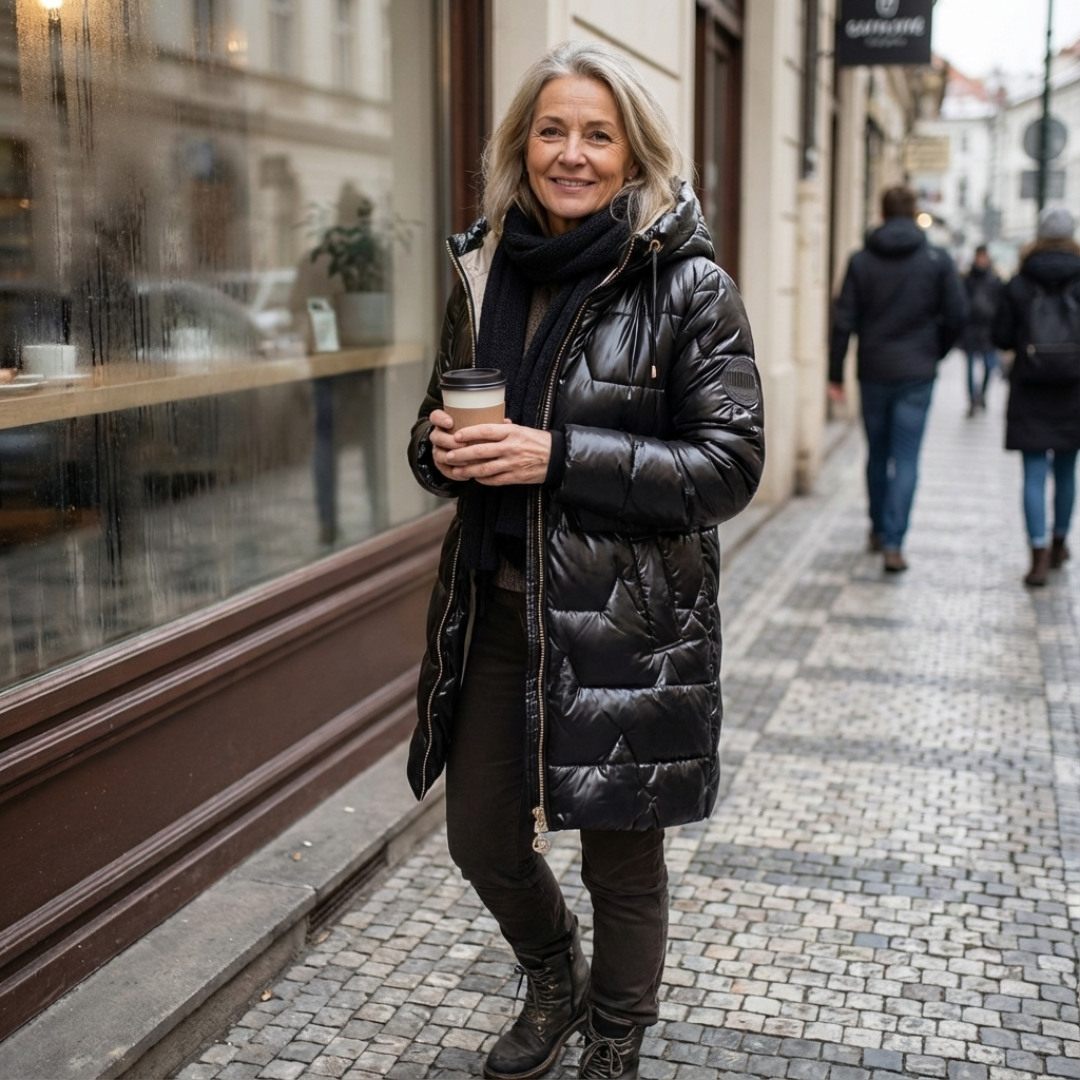 Věroslava | Elegantní kabát s každodenní všestranností a spolehlivým teplem