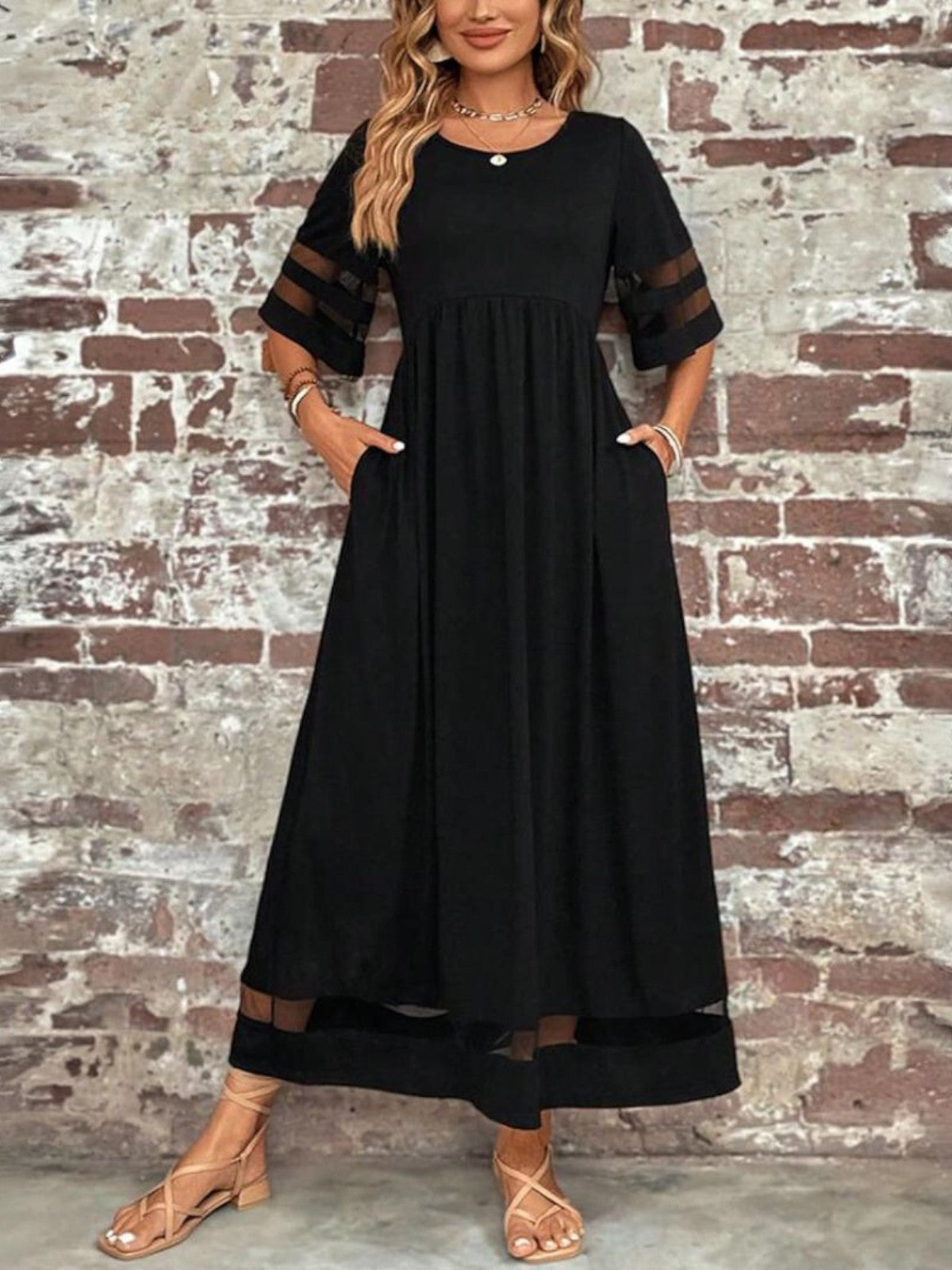 Esme - Chic Šaty s Flattering Krytím pro Břicho