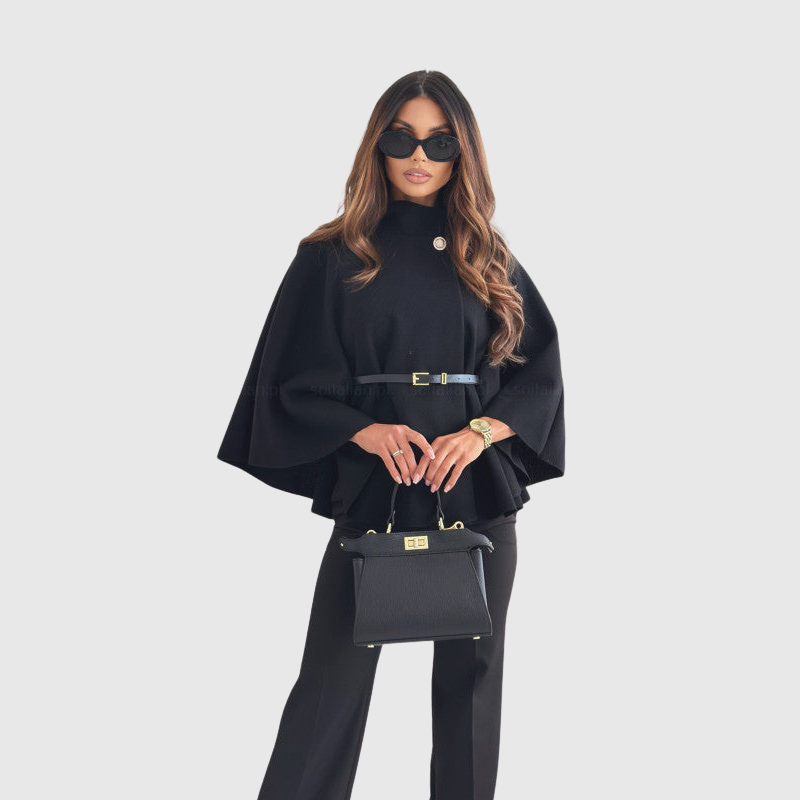 Růžena - Stylová motýlí bunda s páskem