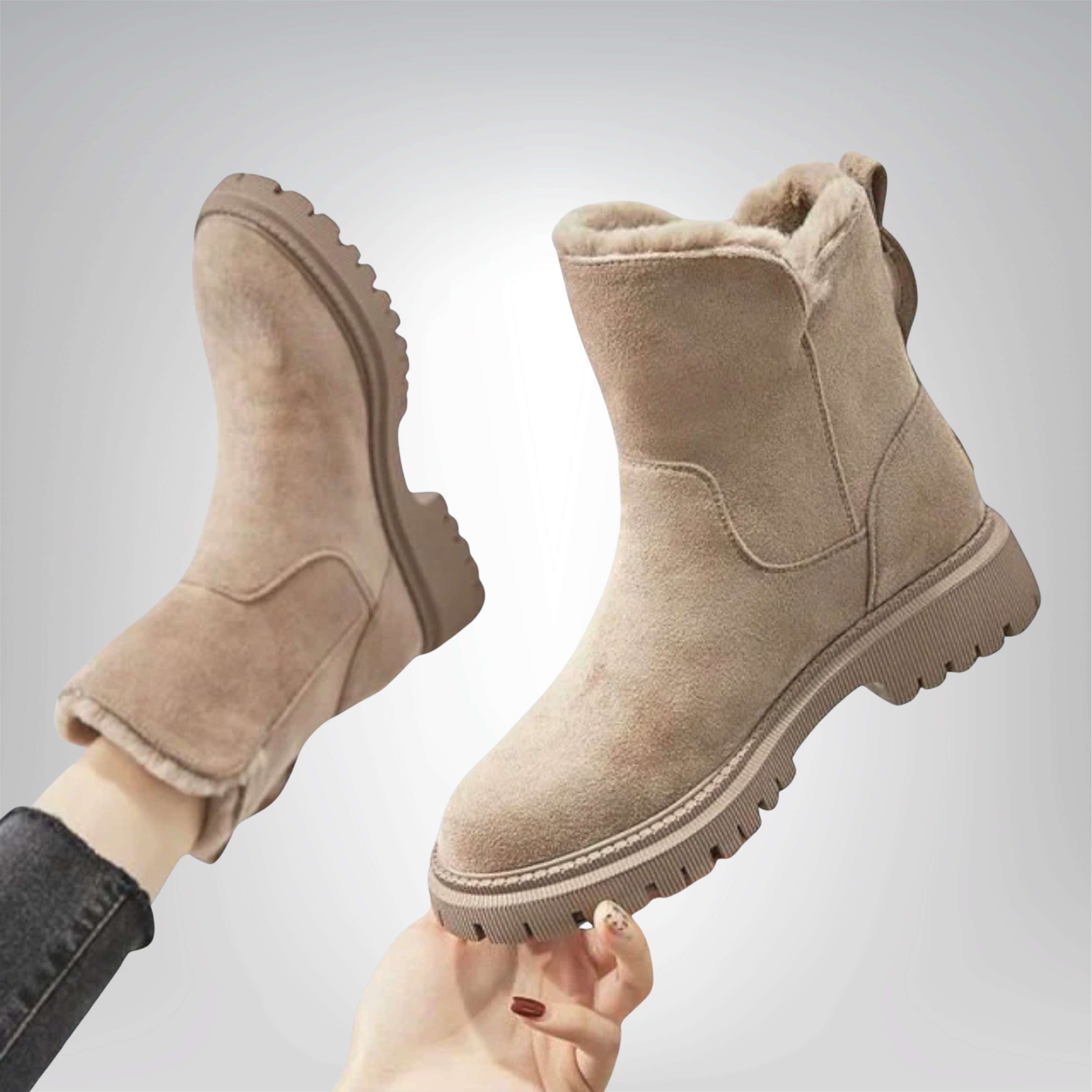 Alwa | Teplé zimní boty s měkkou vnitřní částí