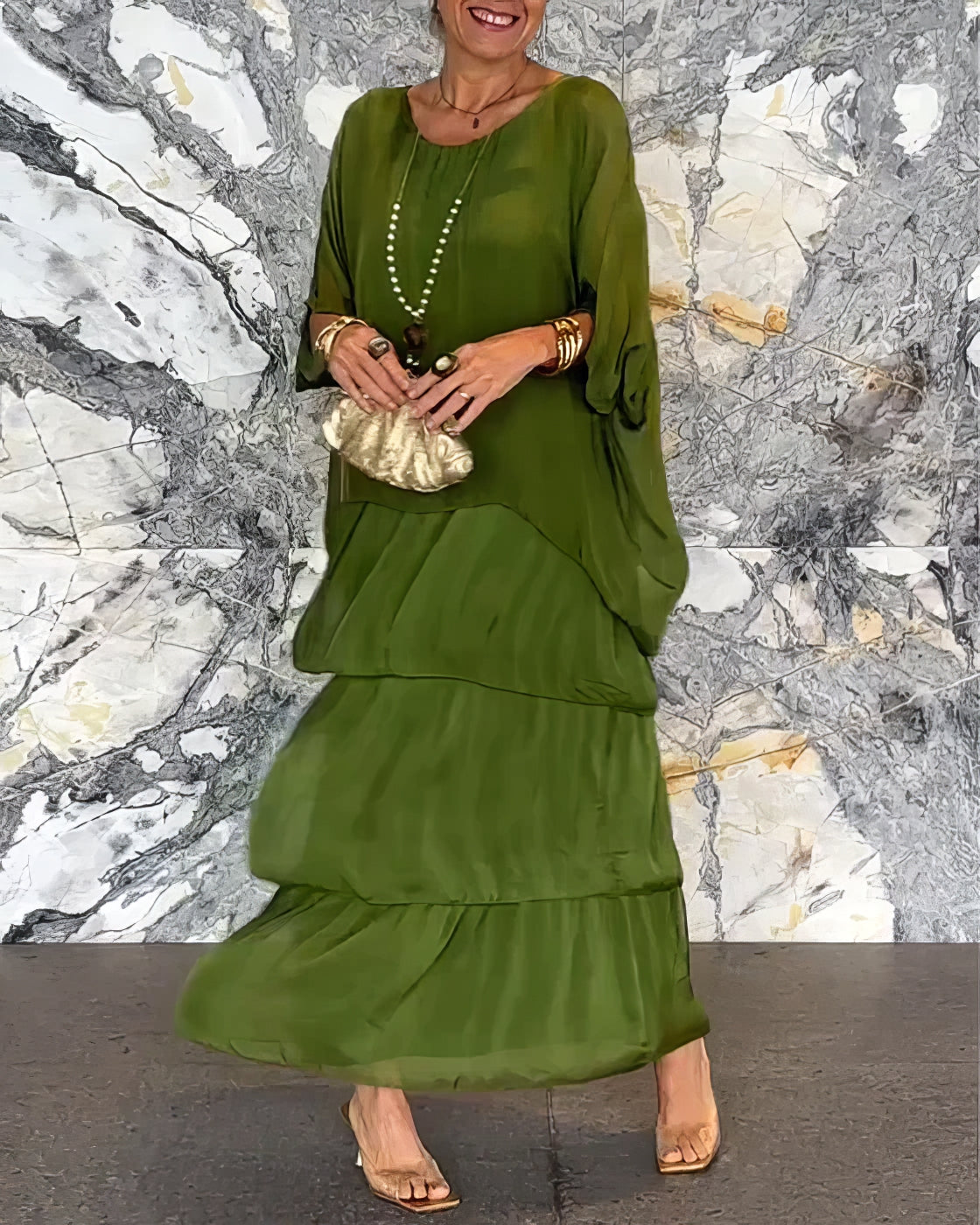 Caroline | Elegantní Maxi Šaty Pohodlné pro Všechny Příležitosti