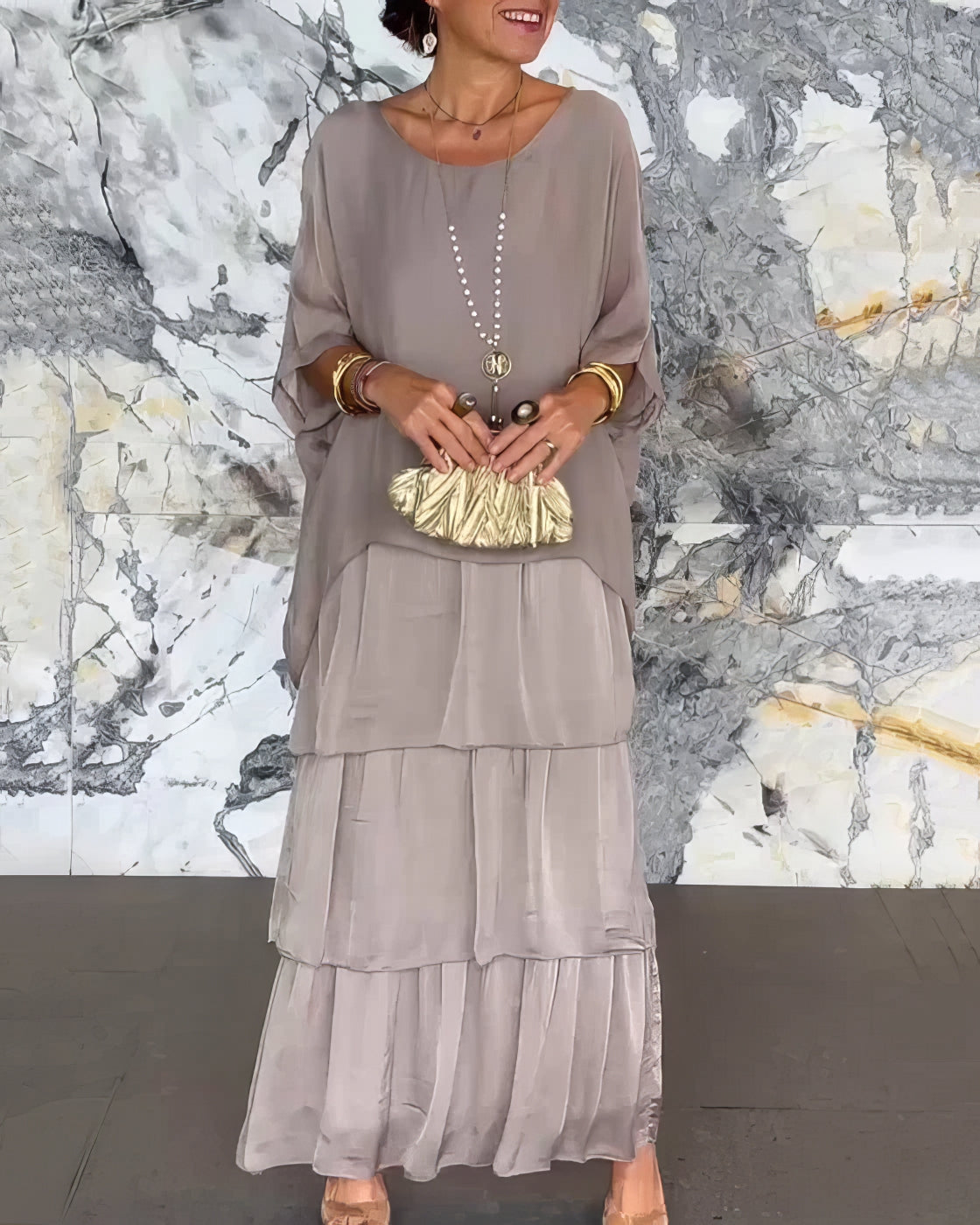 Caroline | Elegantní Maxi Šaty Pohodlné pro Všechny Příležitosti
